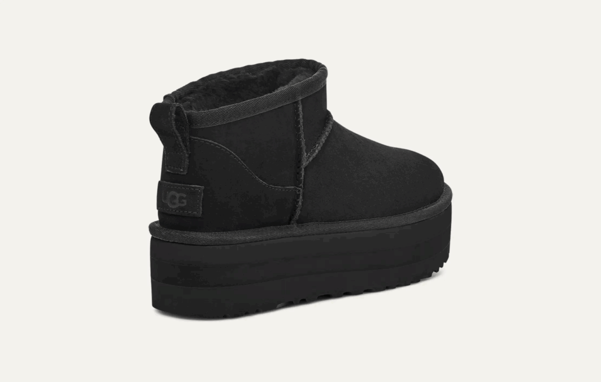 UGG CLASSIC ULTRA MINI PLATFORM Black - immagine 4