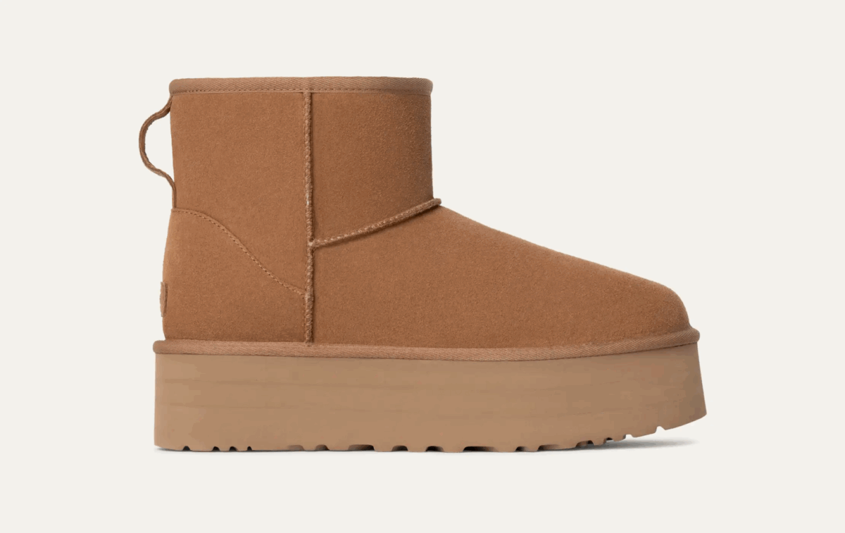 UGG CLASSIC MINI PLATFORM Chestnut - immagine 1