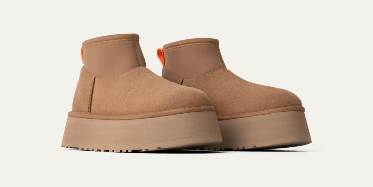 UGG CLASSIC MINI DIPPER Chestnut - immagine 2
