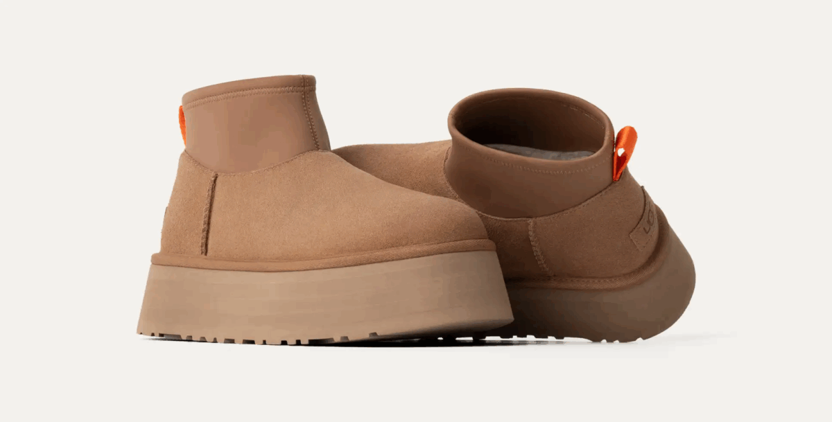 UGG CLASSIC MINI DIPPER Chestnut - immagine 3