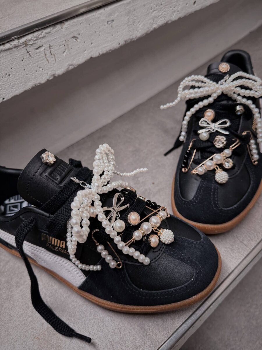 PUMA PALERMO Black Gray Gum CHARMS - immagine 2