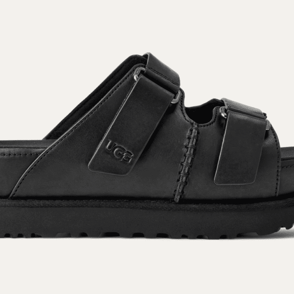 UGG GOLDENSTAR HI Ciabatte Donna Black Leather