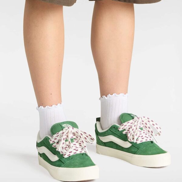 VANS KNU SKOOL Green Floral Laces