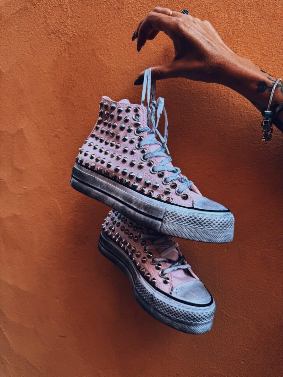 CONVERSE Platform HIGH FULL BORCHIE Sugar Berry - immagine 1