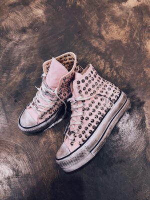 CONVERSE Platform HIGH FULL BORCHIE Sugar Berry - immagine 2