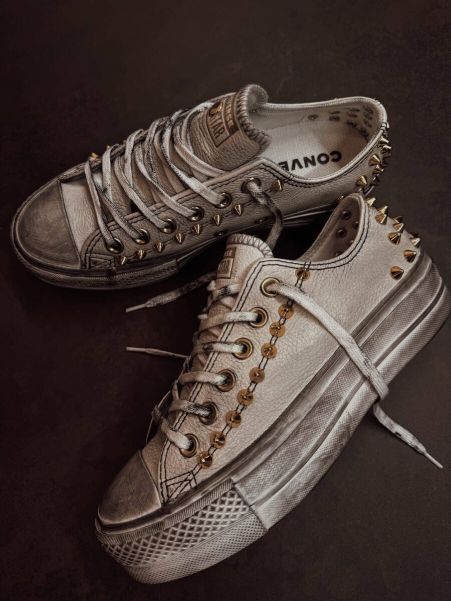 CONVERSE Platform Low Golden Spike - immagine 1