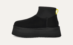 UGG CLASSIC MINI DIPPER Black - immagine 3