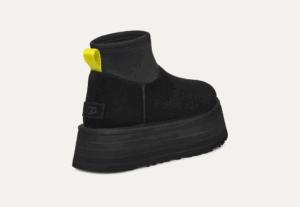 UGG CLASSIC MINI DIPPER Black - immagine 4