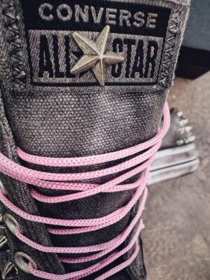 CONVERSE Platform Low Grey LTD Spikes - immagine 3