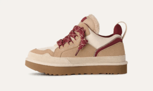 UGG LOWMEL Uomo Driftwood Biking Red - immagine 3