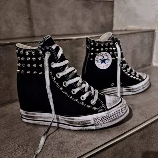 CONVERSE Platform WEDGE Black BORCHIE