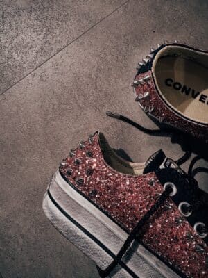 CONVERSE Platform Low Black MANHATTAN - immagine 3