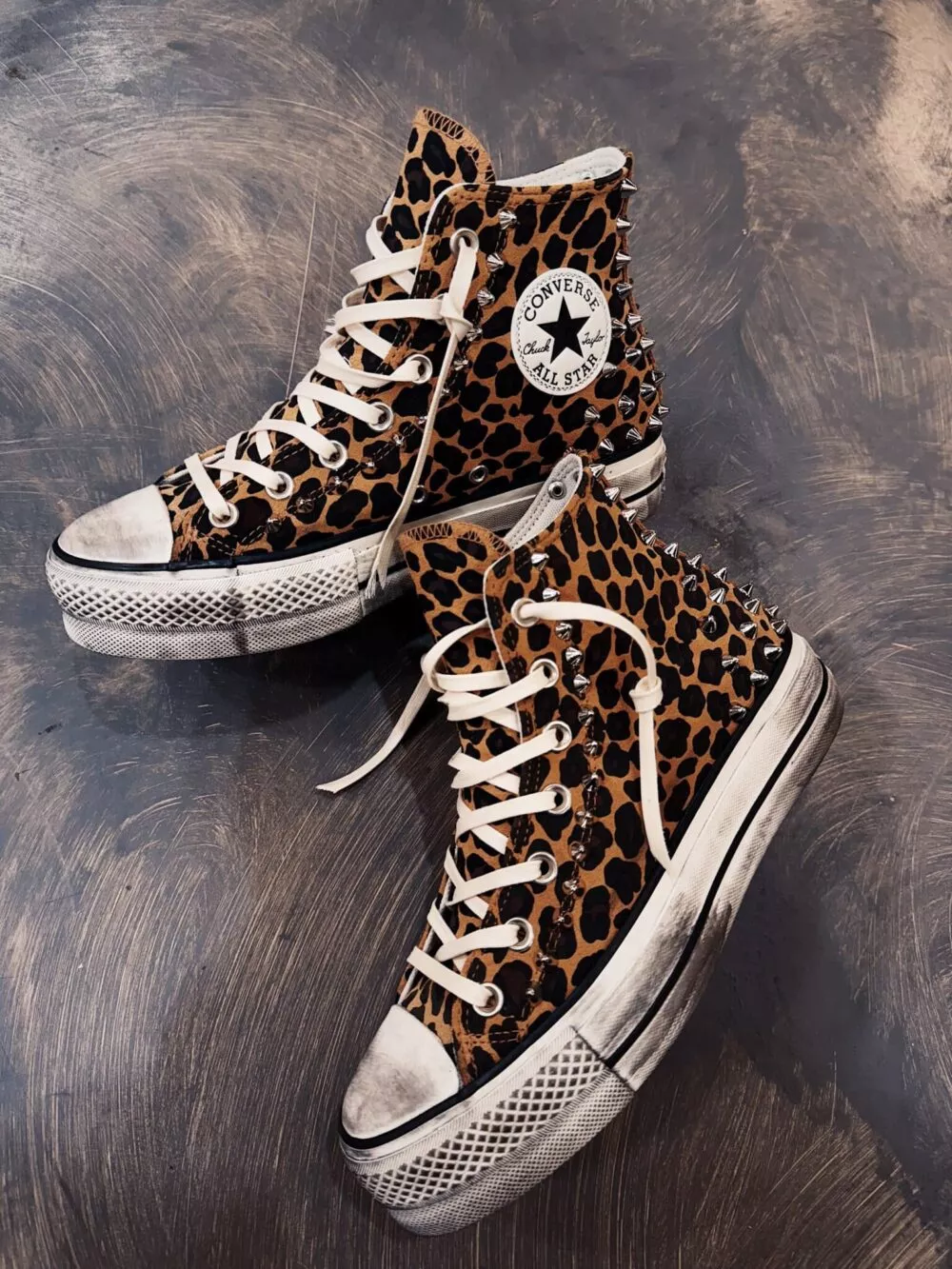 CONVERSE Platform High Leopard Couture SAMPLE SALE