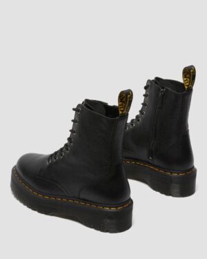 DR MARTENS JADON III in pelle martellata nera - immagine 3