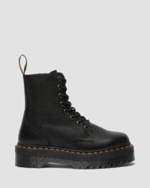 DR MARTENS JADON III in pelle martellata nera