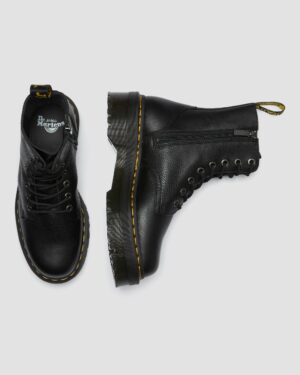 DR MARTENS JADON III in pelle martellata nera - immagine 4