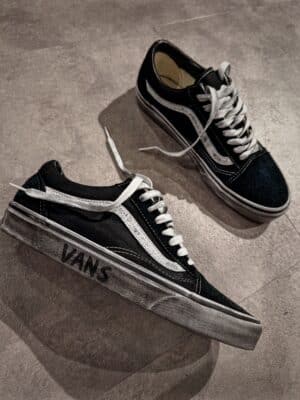 VANS OLD SKOOL Black Distressed - immagine 3