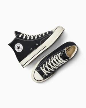 CONVERSE Chuck 70 Vintage Canvas Black/Egret - immagine 3