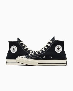 CONVERSE Chuck 70 Vintage Canvas Black/Egret - immagine 2