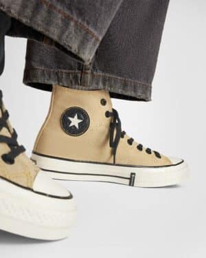 CONVERSE Chuck 70 GORE-TEX Waterproof Last Straw/Sunny Angle/Black - immagine 6
