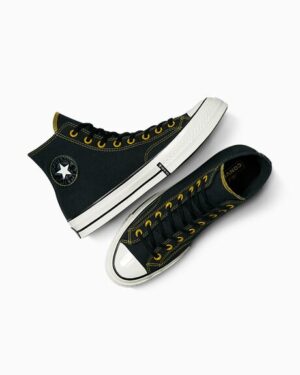 CONVERSE Chuck 70 GORE-TEX Waterproof  Black/Sunny Angle/Black - immagine 3