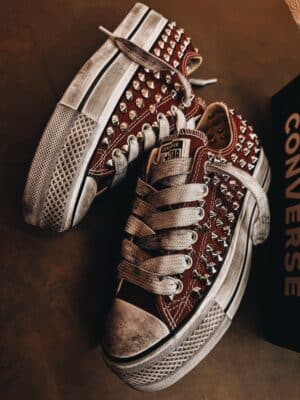 CONVERSE Platform Low FULL BORCHIE Terracotta