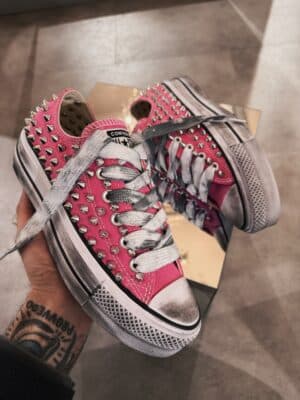 CONVERSE Platform Low SPIKEY PINK