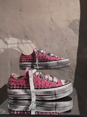 CONVERSE Platform Low SPIKEY PINK - immagine 5