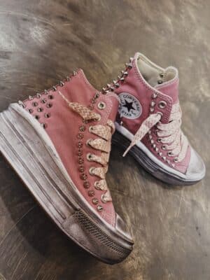 CONVERSE Platform High MOVE Rose Spike - immagine 4