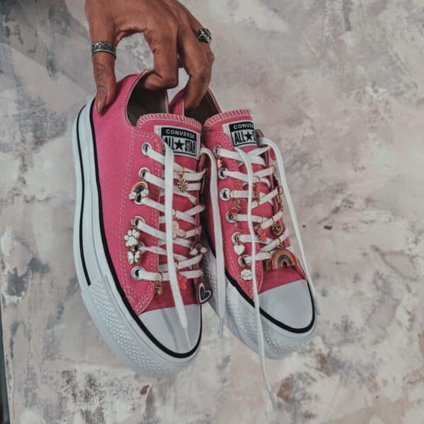 CONVERSE Platform Low BABY BOOMER Hot Pink