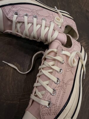 CONVERSE Chuck 70 Low shy flamingo egret black - immagine 3