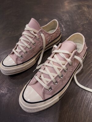 CONVERSE Chuck 70 Low shy flamingo egret black - immagine 2