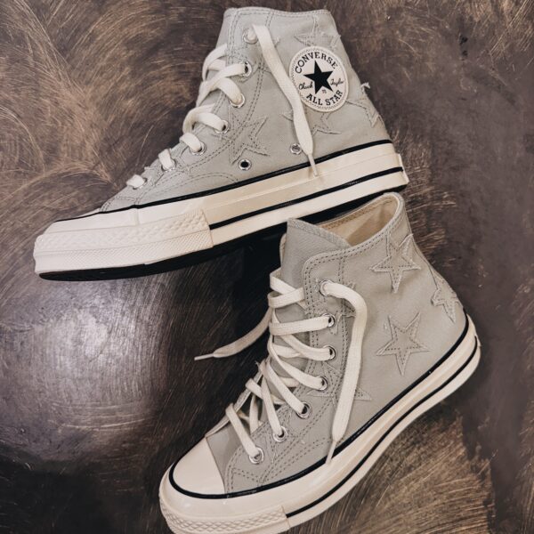 CONVERSE Chuck 70 High Rainwashed Grey Egret Black