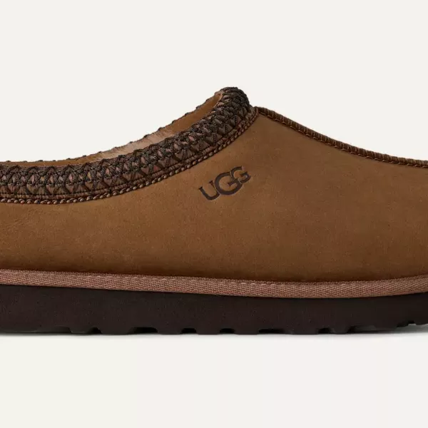 UGG TASMAN Uomo Nubuck Dark Chestnut