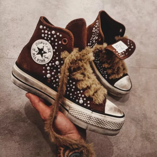 CONVERSE PLATFORM HIGH Cozy Pearl Brown